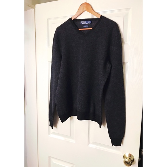Polo Ralph Lauren Other - Polo by Ralph Lauren V-Neck Printed Merino Sweater